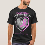 Remembrance Memory Sister Breast Cancer basketball T-Shirt<br><div class="desc">Remembrance Memory Sister Breast Cancer basketball funny basketball design  . basketball,  sports,  basketball team,  basketball player,  ball,  i love basketball,  basketball coach,  basketball fan,  funny,  funny basketball,  gift,  sport,  team,  basketball girlfriend,  basketball heartbeat,  basketball player gift,  basketball shirt,  birthday,  coach</div>