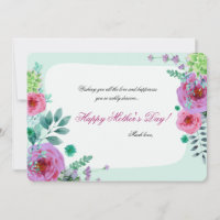Remembrance Mother's Day Flat Photo Card