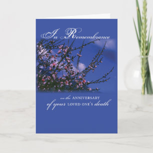 Remembrance on Anniversary Card