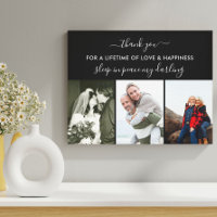 Remembrance Photo Collage Sleep in Peace Black