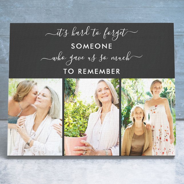 Remembrance Photo Collage Someone to Remember Canvas Print (Creator Uploaded)