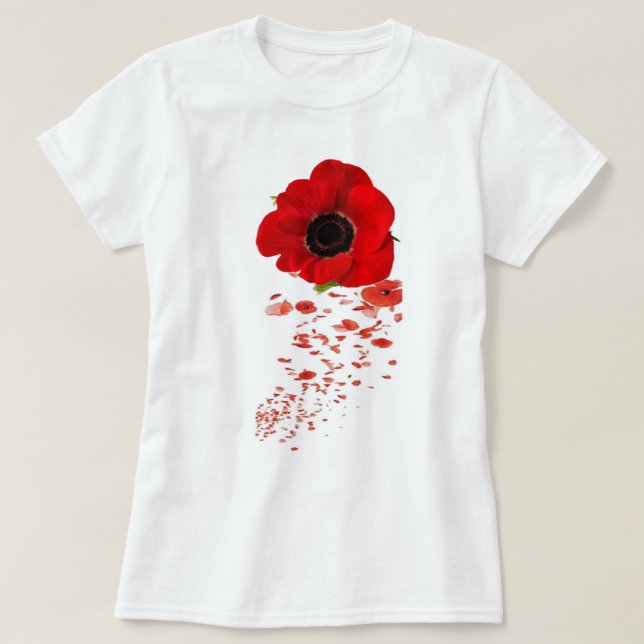 Remembrance Poppy T-Shirt (Design Front)