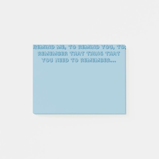 Remind You Post it Notes (Front)