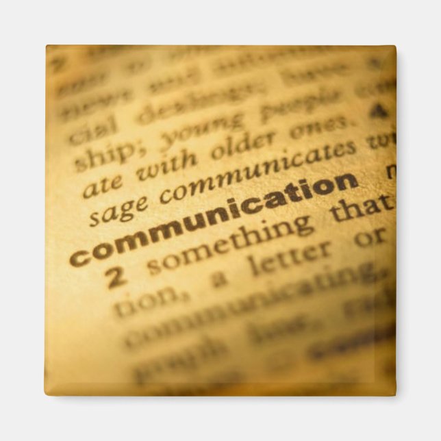 Reminder Magnet - Communication (Front)