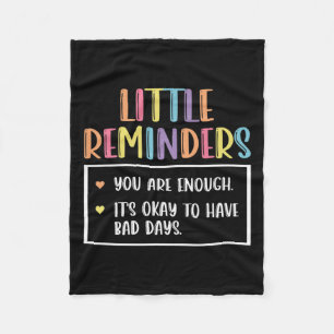 Reminder Mental Health Counsellor 1 Fleece Blanket