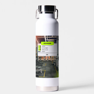 Reminder Motivation  Square Water Bottle
