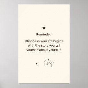 Reminder Poster