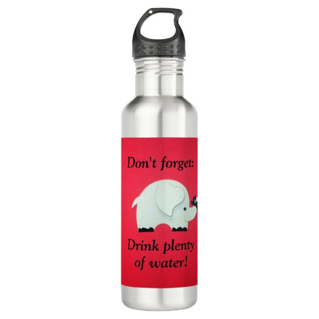 Reminder to drink water 710 ml water bottle (Front)