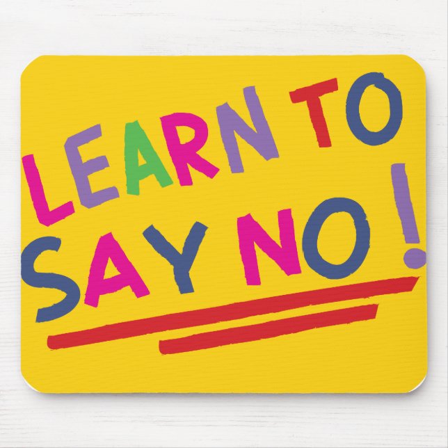 Reminder to say no mouse mat (Front)