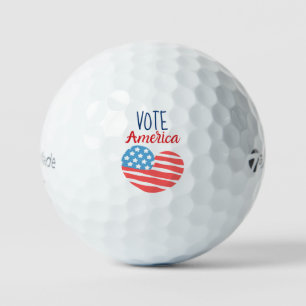 Reminder to 'Vote America' Civic Pride Patriotic  Golf Balls