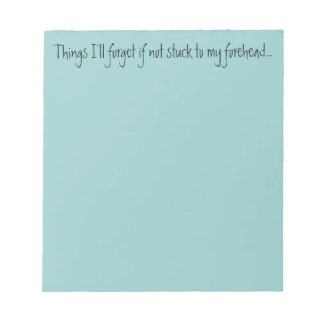 Reminders on Notepads