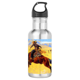 Remington Old West Horse and Cowboy 532 Ml Water Bottle