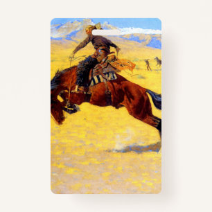 Remington Old West Horse and Cowboy ID Badge