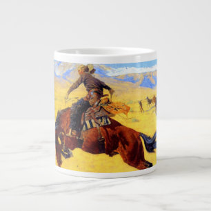 Remington Old West Horse and Cowboy Large Coffee Mug