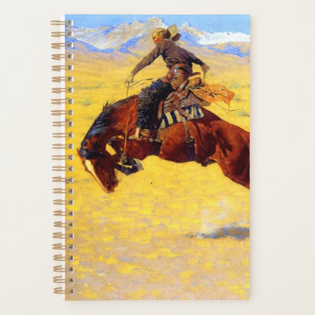Remington Old West Horse and Cowboy Planner (Front)