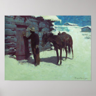 Remington The Belated Traveller Poster