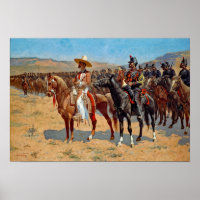 Remington The Mexican Major Painting