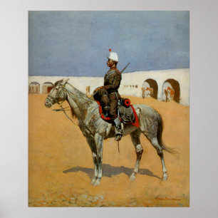 Remington's Cavalryman of the Line, Mexico (1889) Poster