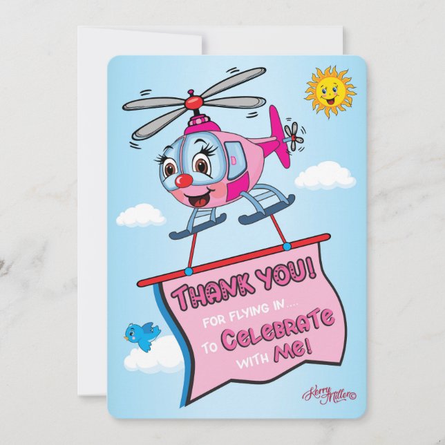 REMI'S 5TH BIRTHDAY Flat Holiday Card (Front)