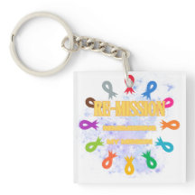 Remission cancer ribbons