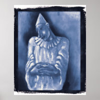 Remix of Clown (1934) oil painting by Mikulas Gala