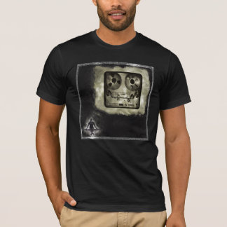 remixed on a black T T-Shirt