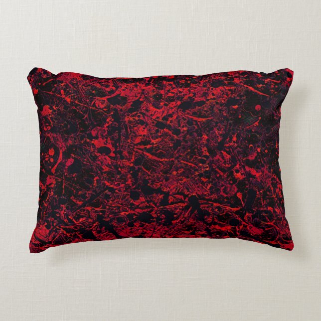 Remnants No. 1 Abstract Accent Pillow (Front)