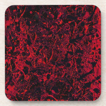 Remnants No. 1 Abstract Beverage Coaster