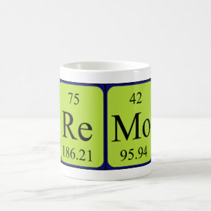 Remo periodic table name mug