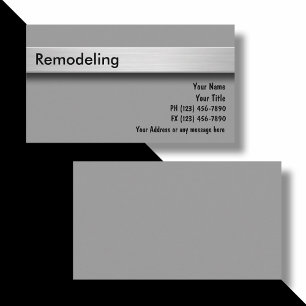 Remodeling Business Cards