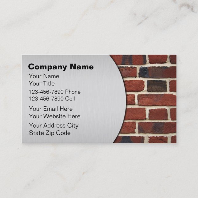 Remodeling Business Cards (Front)