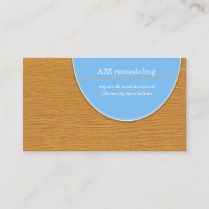 Remodeling Carpentry Business Card