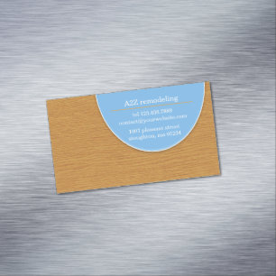 Remodeling Carpentry Magnetic Business Card