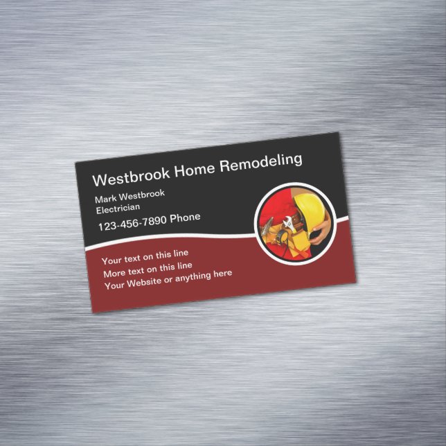 Remodeling Construction Business Card Magnets (In Situ)