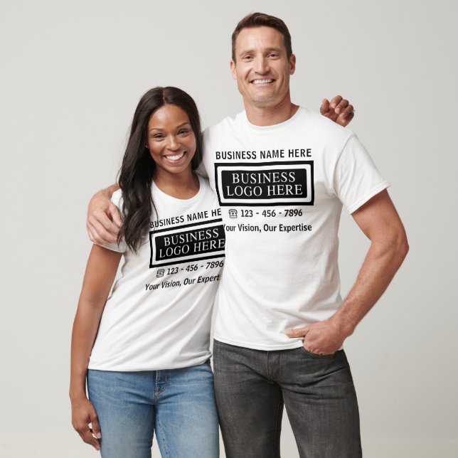 Remodeling Contractor Business Logo Worker T-Shirt (Unisex)