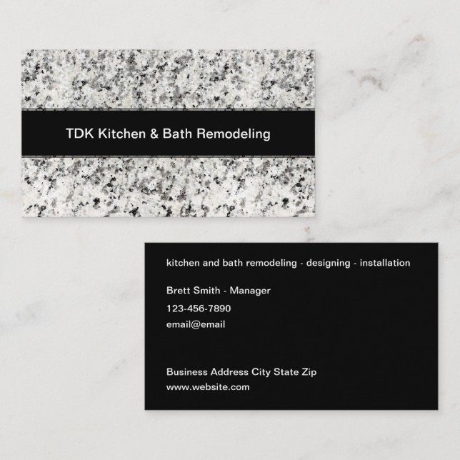 Remodeling Service Business Card (Front/Back)