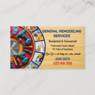 Remodeling Service Business Cards