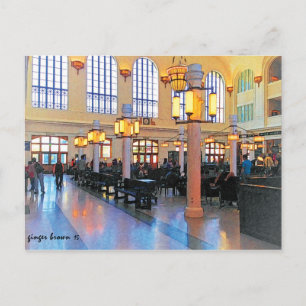 Remolded Lobby Of Union Station, Denver, CO Postcard