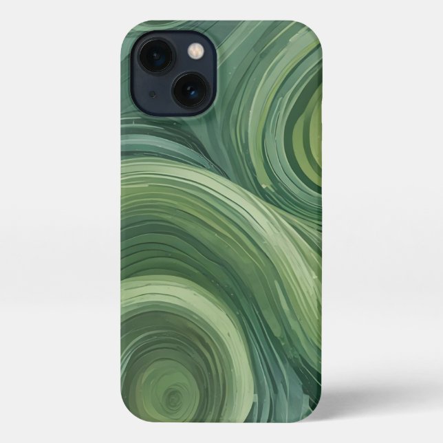 Remolino Esmeralda iPhone Case (Back)