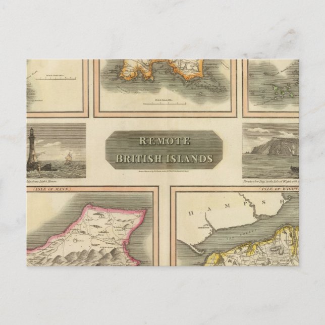 Remote British islands Postcard (Front)