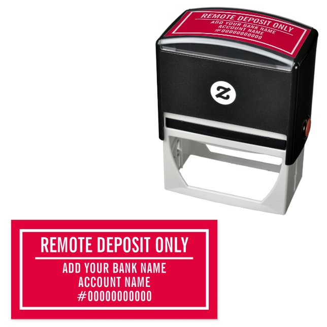 Remote Deposit Only Self-inking Stamp (In Situ)