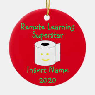 Remote Learning Superstar Personalised Ornaments