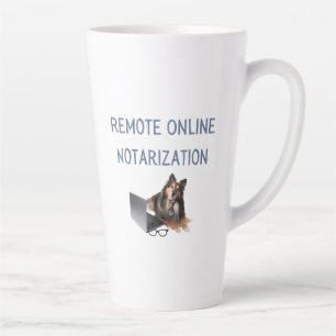 Remote Online Notarisation   17 oz   Latte Mug