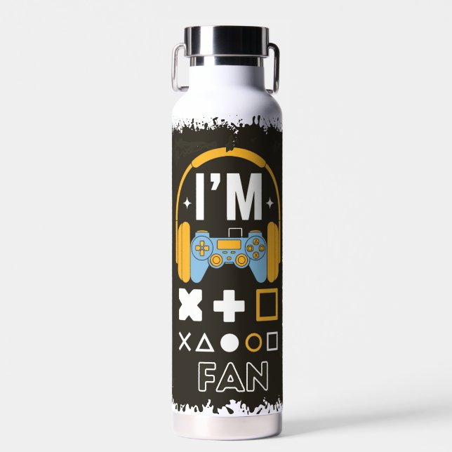 Remote Player Console Design  Water Bottle (Front)