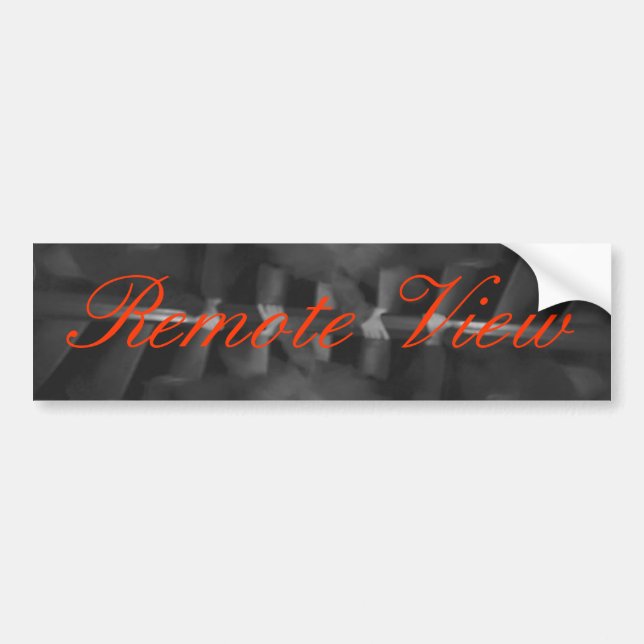 Remote View  bumper sticker (Front)