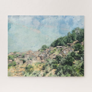 Remote Village, Talasnal Portugal Jigsaw Puzzle
