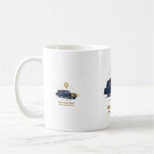 Removal Tech We Come to You Funeral Mug