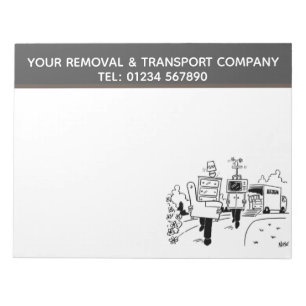 Removals and Transport Services to Personalise Notepad
