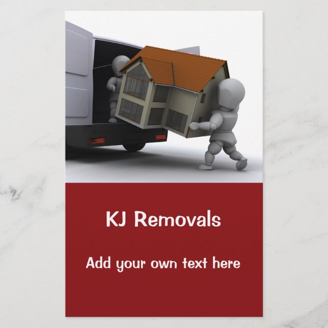 Removals firm flier flyer (Front)