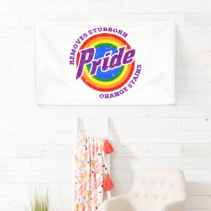 Remove Stubborn Orange Stains Pride Month LGBTQ Banner